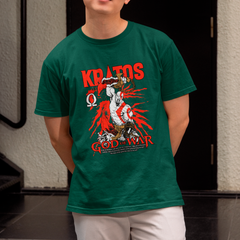 Camiseta Básica Unissex Kratos Classico Blade Os Kaos God Of War