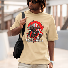 Camiseta Básica Unissex Kratos Omega Runas God Of War