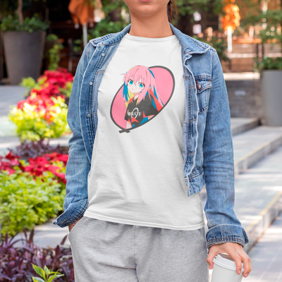 Camiseta Básica Unissex Gotou Hitori Kessoku Bocchi The Rock