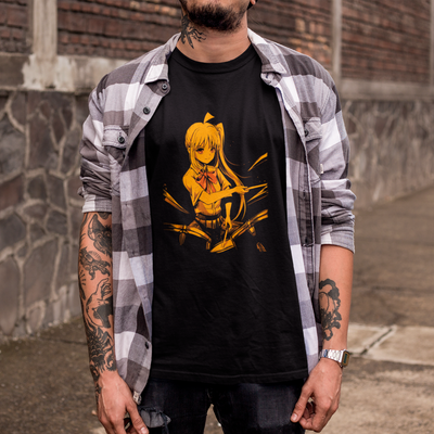 Camiseta Básica Unissex Ijichi Amarelo Bocchi The Rock