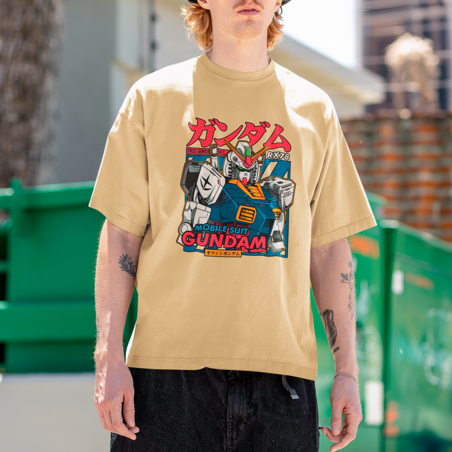 Camiseta Básica Unissex Kanji First Gundam Series RX78