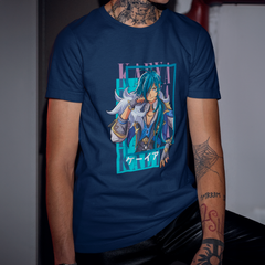 Camiseta Básica Unissex Kaeya Kaji Genshin