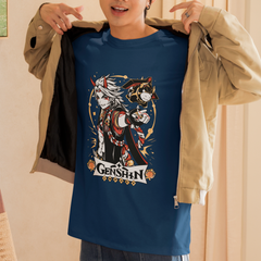 Camiseta Básica Unissex Arataki Itto Touro Genshin