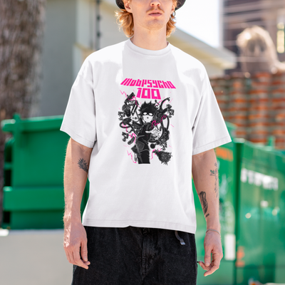 Camiseta Básica Unissex Shigeo Kageyama Poderes Mob Psycho 100