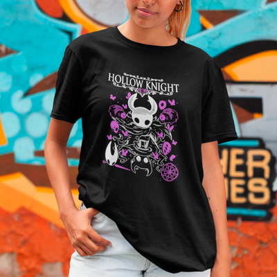 Camiseta Básica Unissex Hollow Knight Reflexo