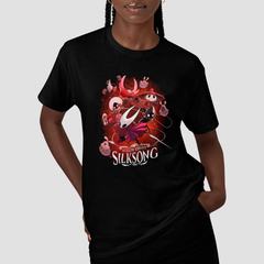 Camiseta Básica Unissex Hollow Knight Personagens Capa