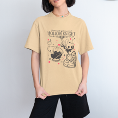 Camiseta Básica Unissex Hollow Knight Hornet Ovos