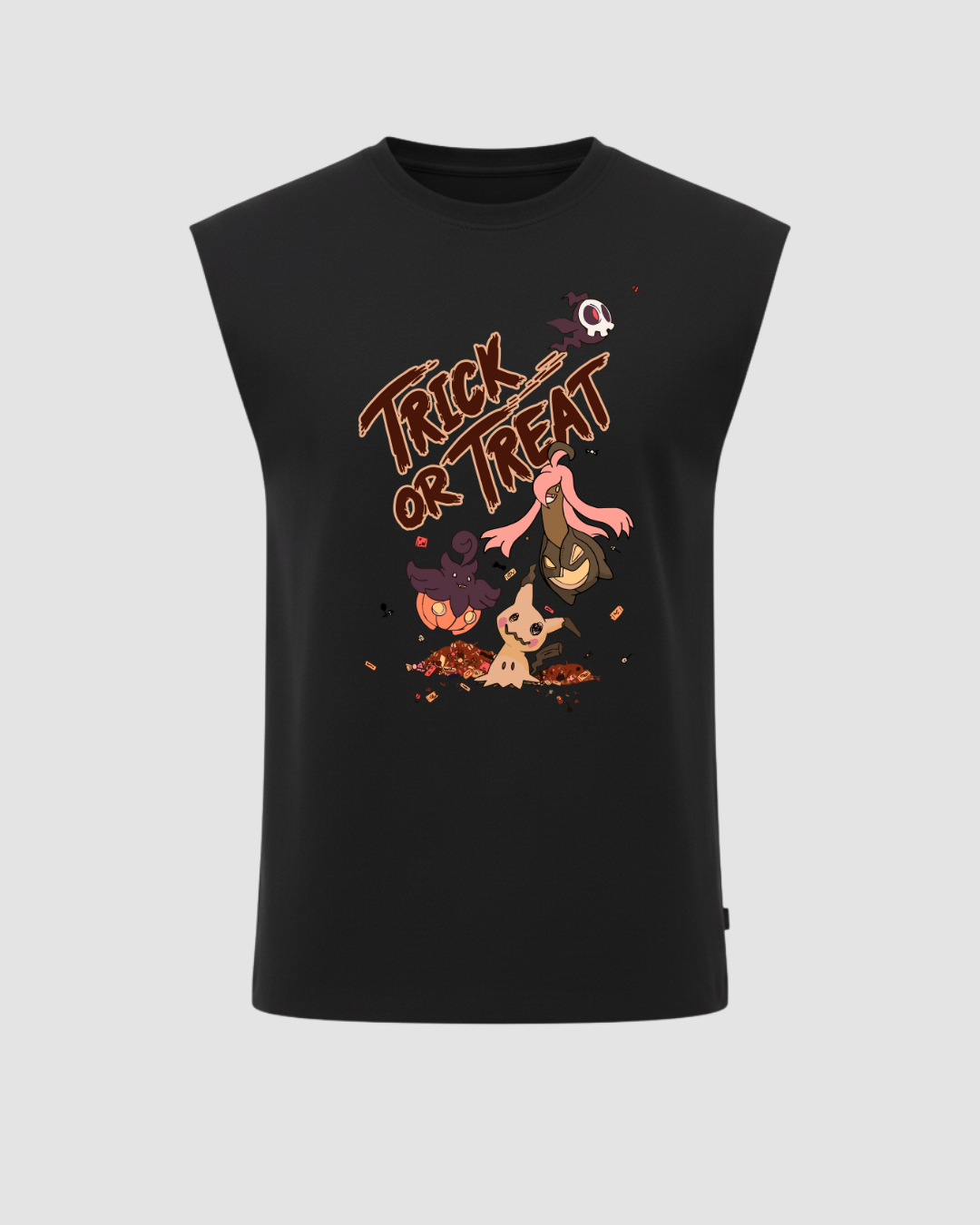 Regata Oversized Unissex Doces ou Travessuras Pokemon Halloween