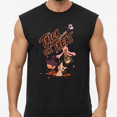 Regata Oversized Unissex Doces ou Travessuras Pokemon Halloween