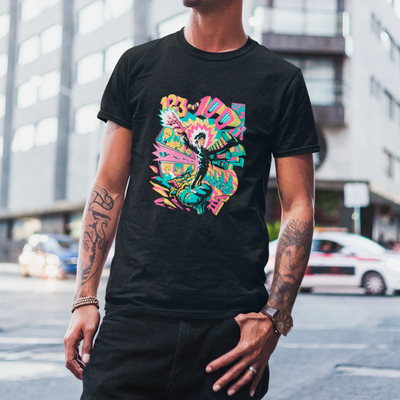 Camiseta Básica Unissex Shigeo Kageyama Psicodelico Mob Psycho 100