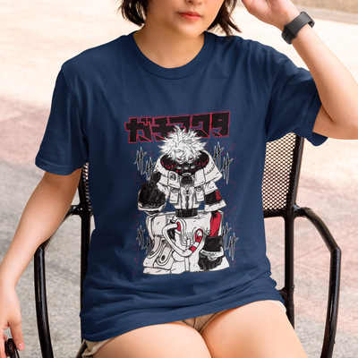 Camiseta Básica Unissex Rudo Kanji Dedo Gachiakuta
