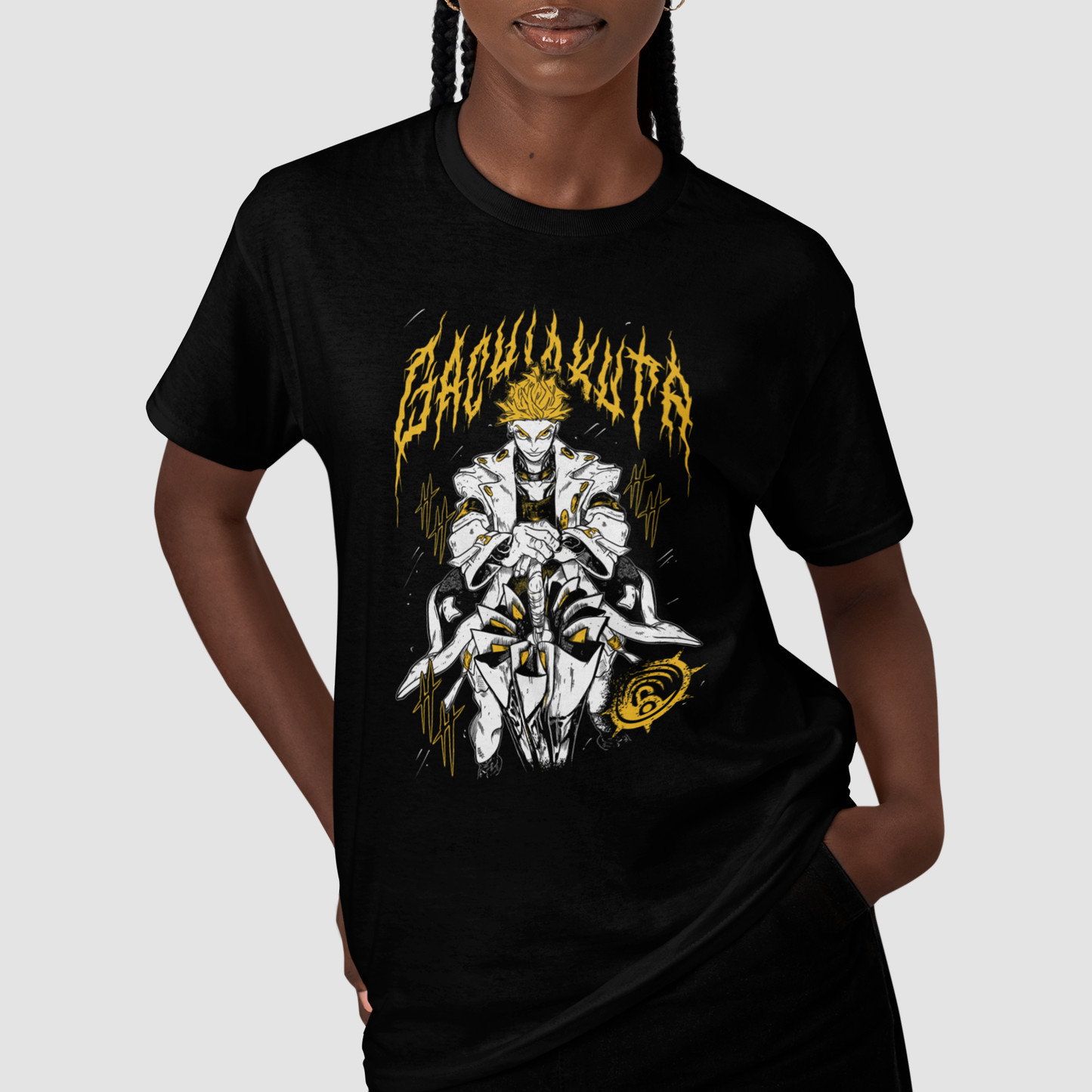 Camiseta Básica Unissex Njin Kanji Gachiakuta