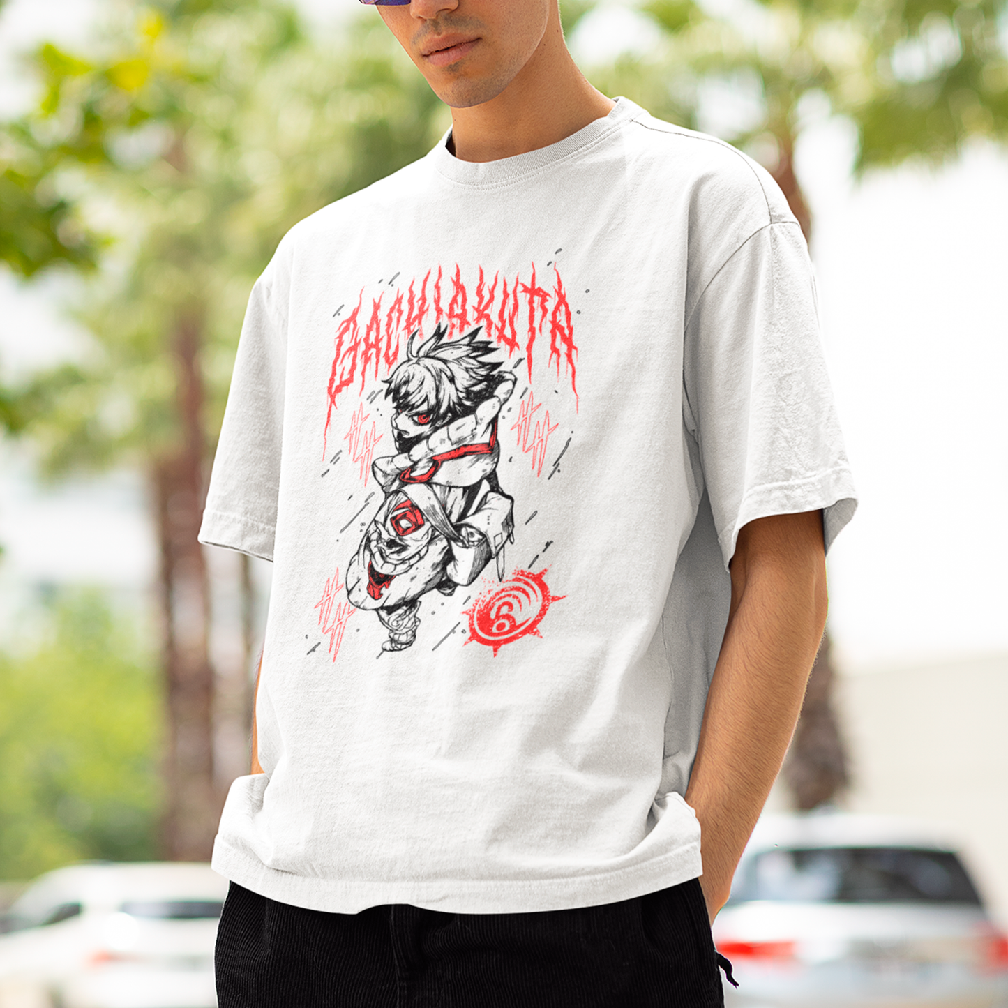 Camiseta Básica Unissex Rudo Kanji Gachiakuta