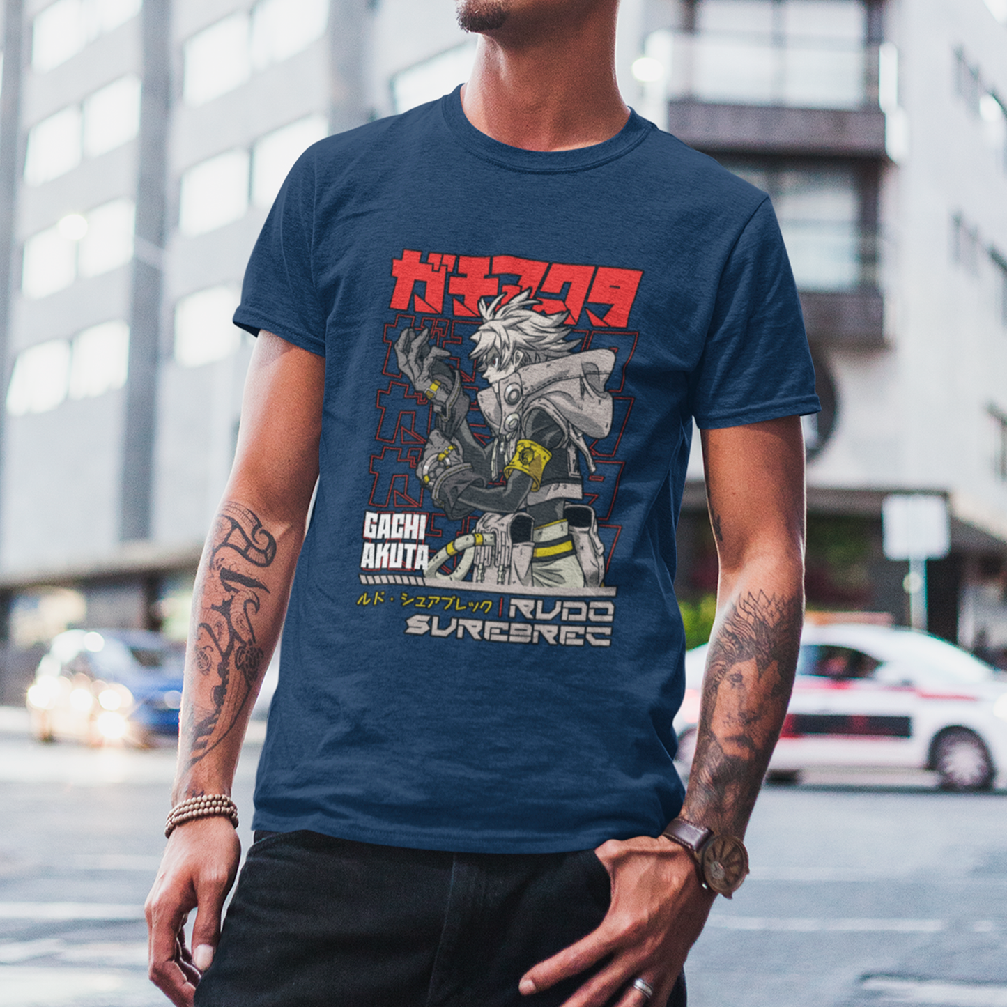 Camiseta Básica Unissex Rudo Sureberec Kanji Gachiakuta