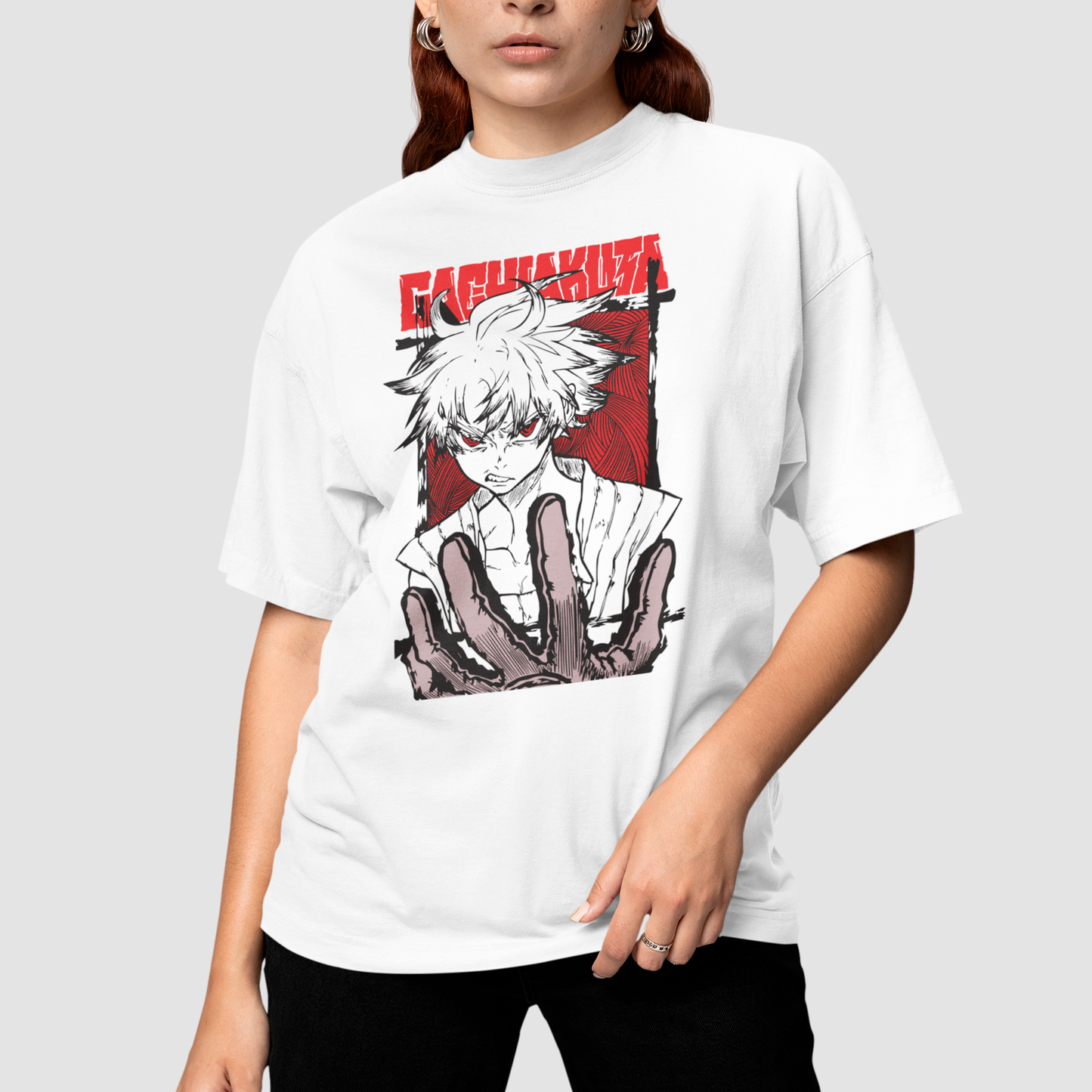 Camisetas Básicas Unissex Rudo Rosto Gachiakuta