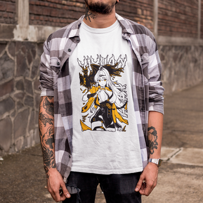 Camiseta Básica Unissex Zenless Zone Zero Yixuan Passaro