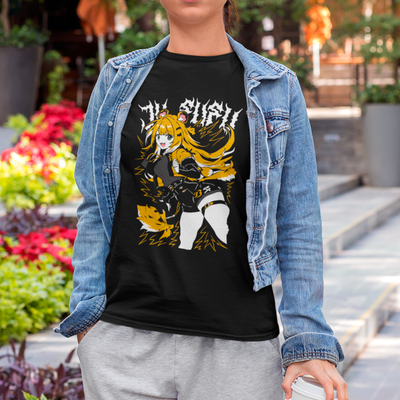 Camiseta Básica Unissex Zenless Zone Zero Ju Fufu