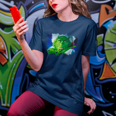 Camiseta Básica Unissex O Grinch Natal Foto