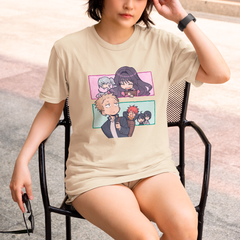 Camiseta Básica Unissex Kaoru Hana Chibbi Personagens