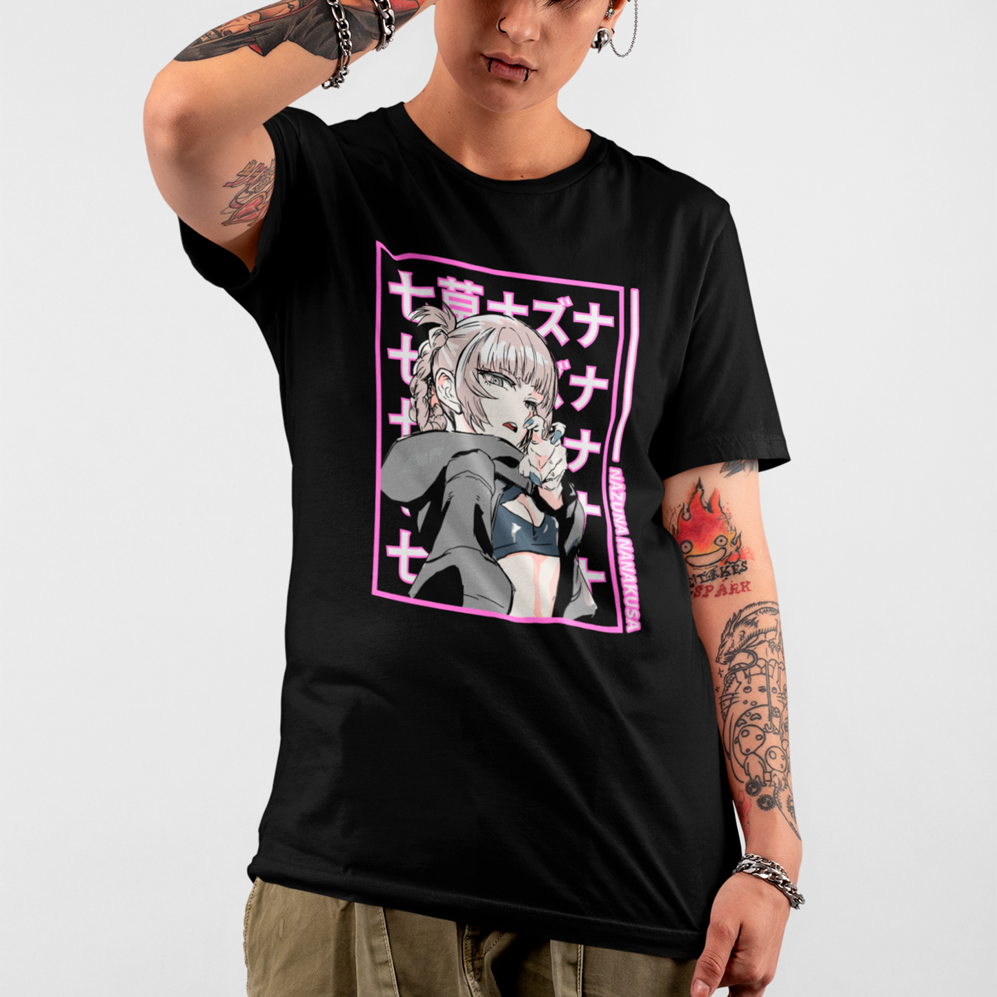 Camiseta Básica Unissex Yofukashi No Uta Nazuna Nanakusa Graphic