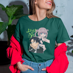 Camiseta Básica Unissex Yofukashi No Uta Nazuna Ko Yamori Kanji