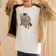 Camiseta Básica Unissex Koro Sensei 100% Rage Kanji