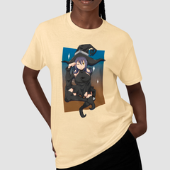 Camiseta Básica Unissex Soul Eater Bruxa Degrade