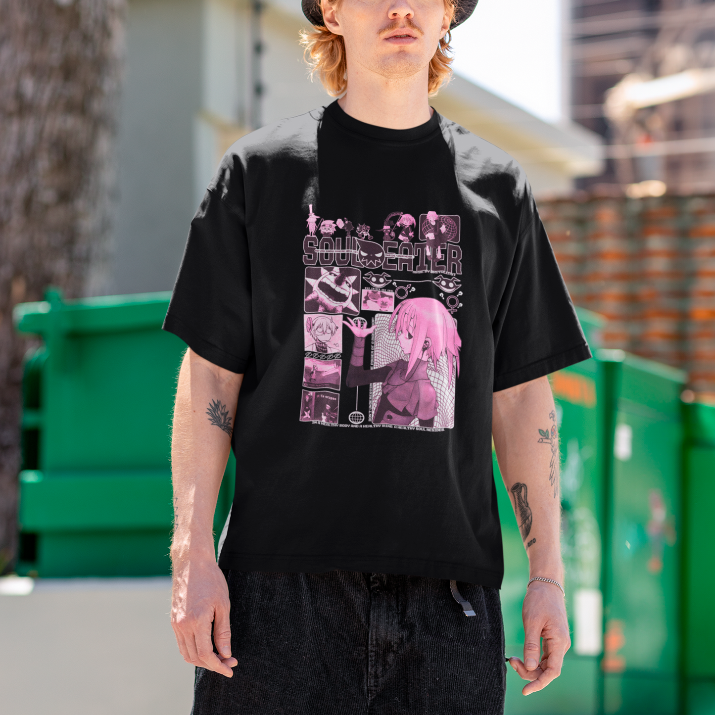 Camiseta Básica Unissex Soul Eater Crona Poster
