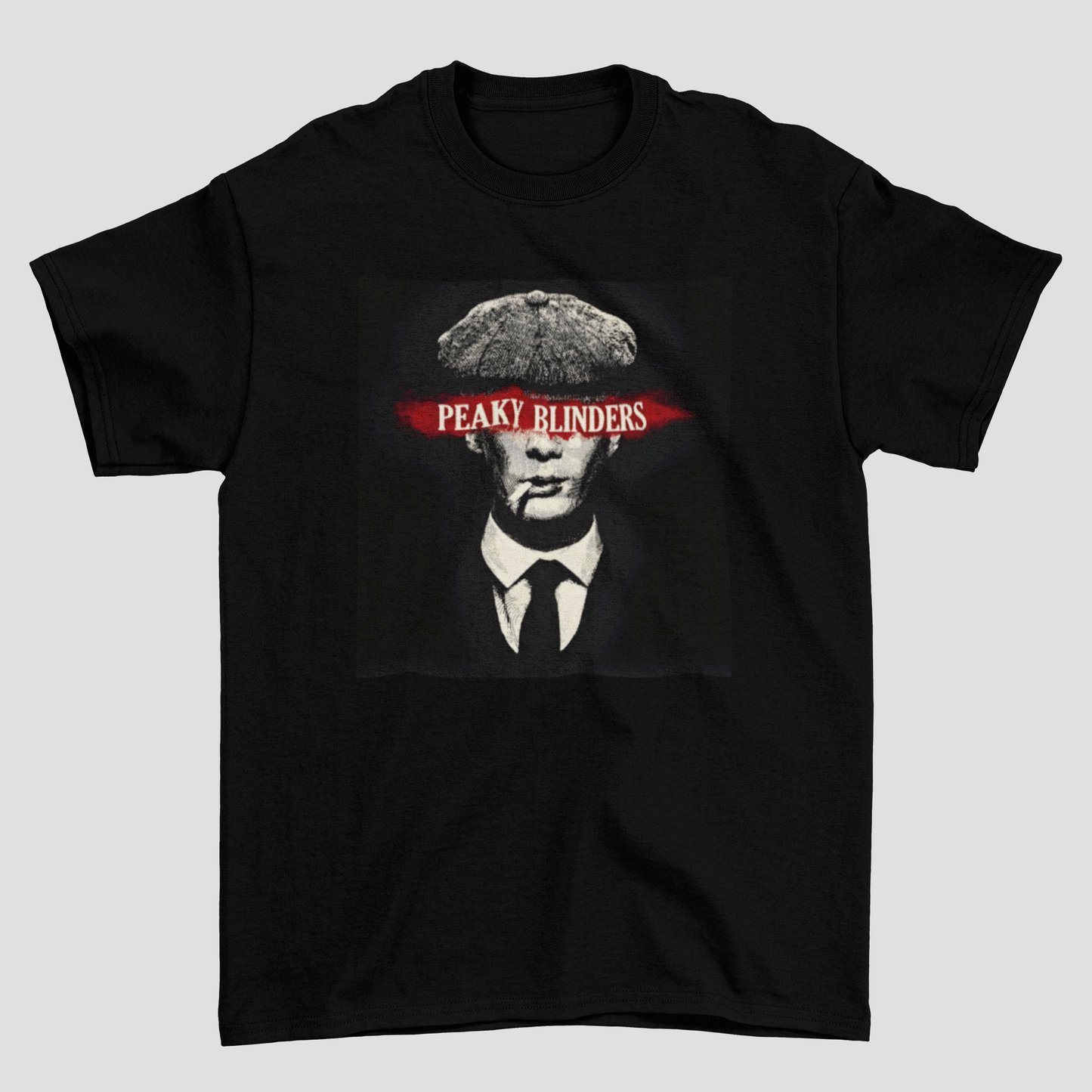 Camiseta Básica Unissex Peaky Blinders Smoke Photo
