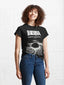 Camiseta Básica Unissex Akira Cyberpunk City Explosion-preto