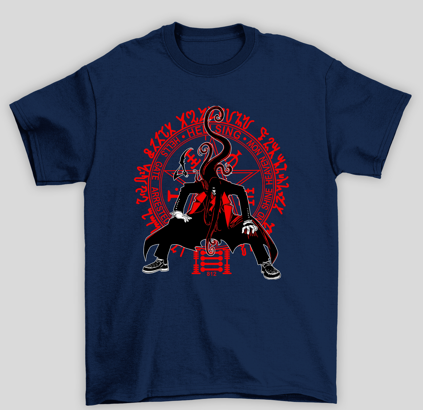 Camiseta Básica Unissex Anime Hellsing Ultimate Terror