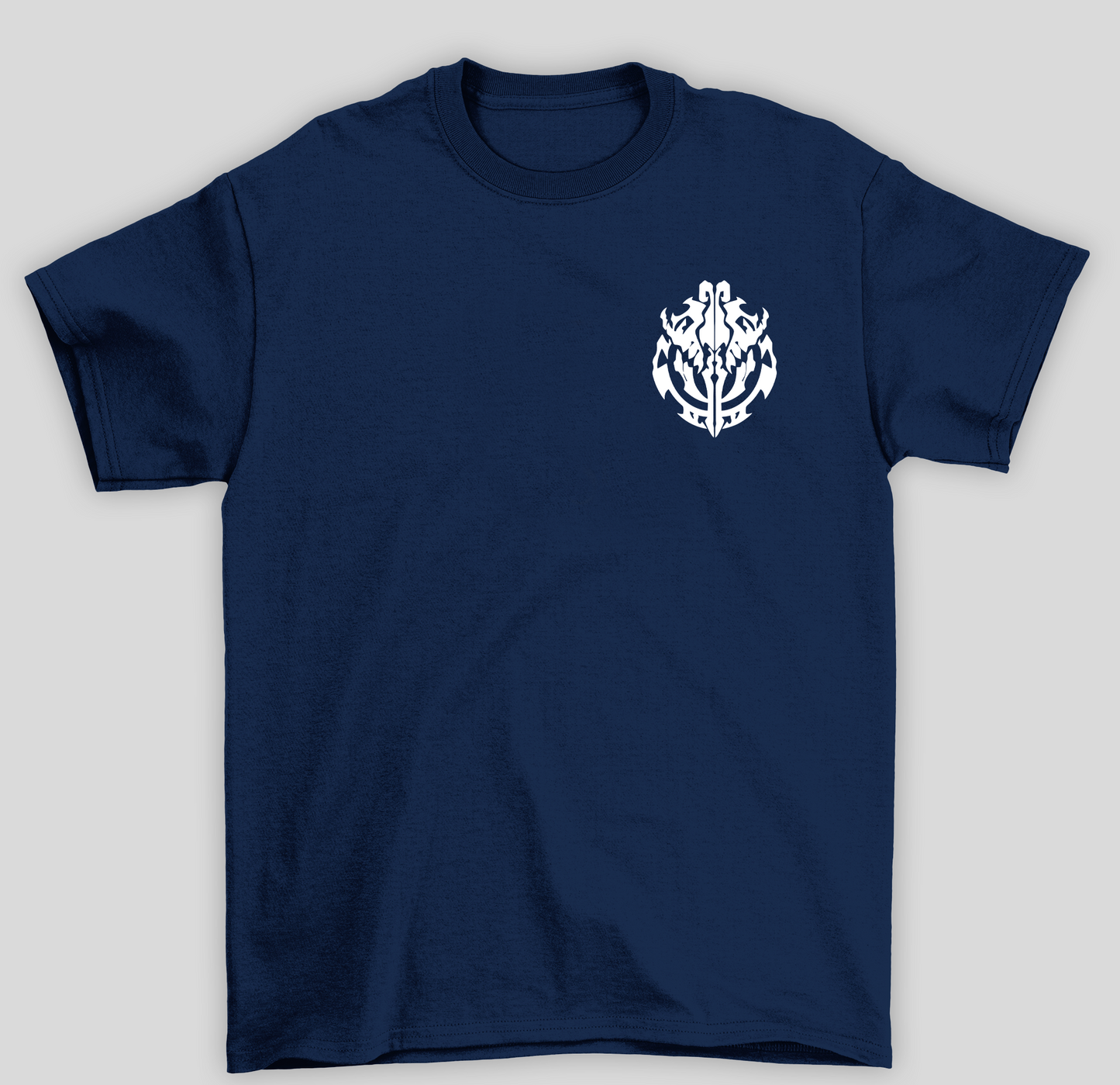 Camiseta Básica Unissex Overlord Ainz- azul-marinho