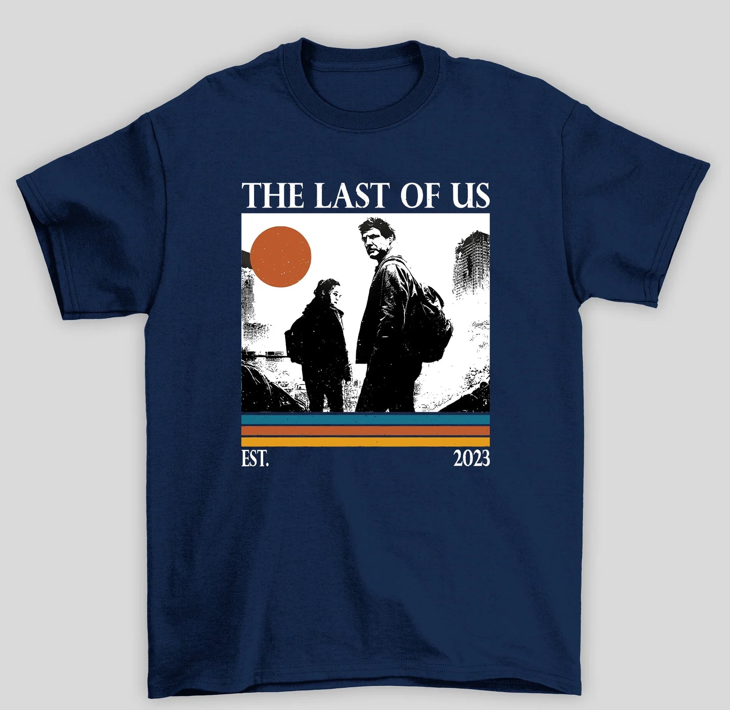Camiseta Básica Unissex The Last Of Us Vintage