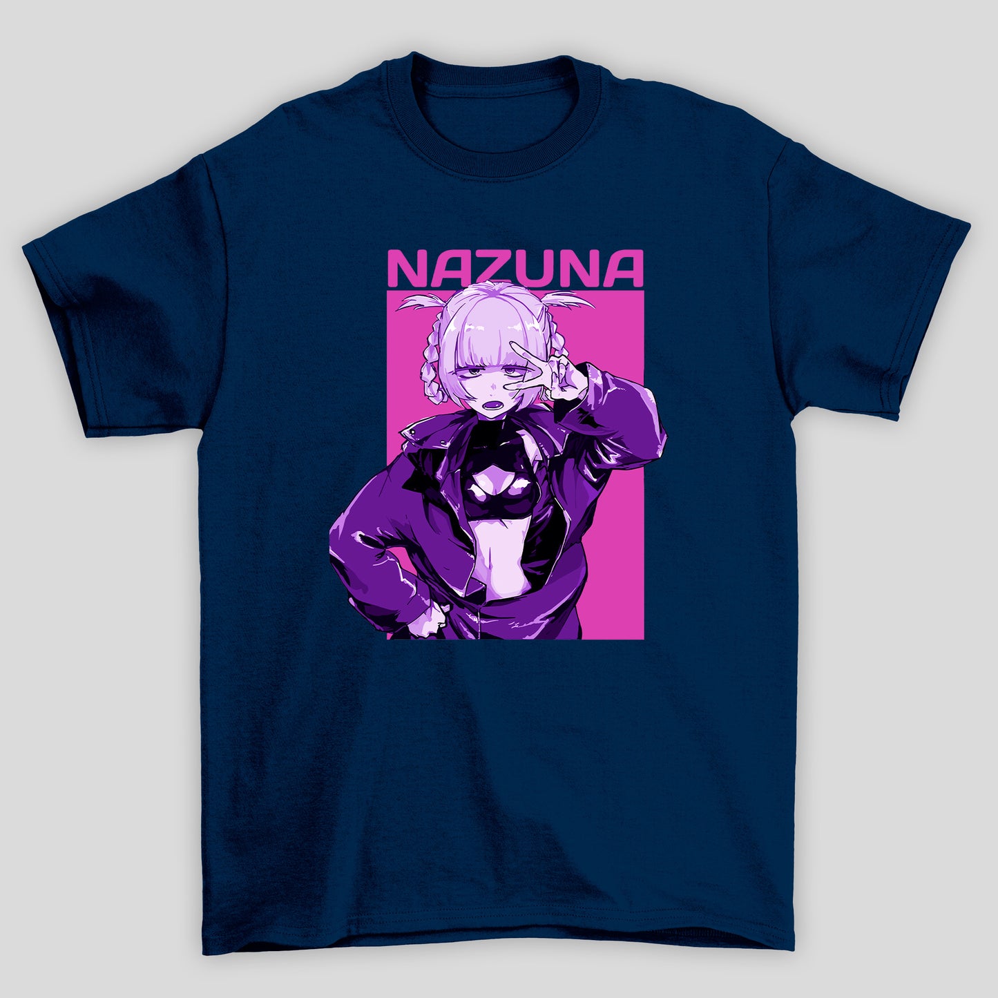 Camiseta Básica Unissex Yofukashi No Uta Nazuna Nanakusa Pokerface
