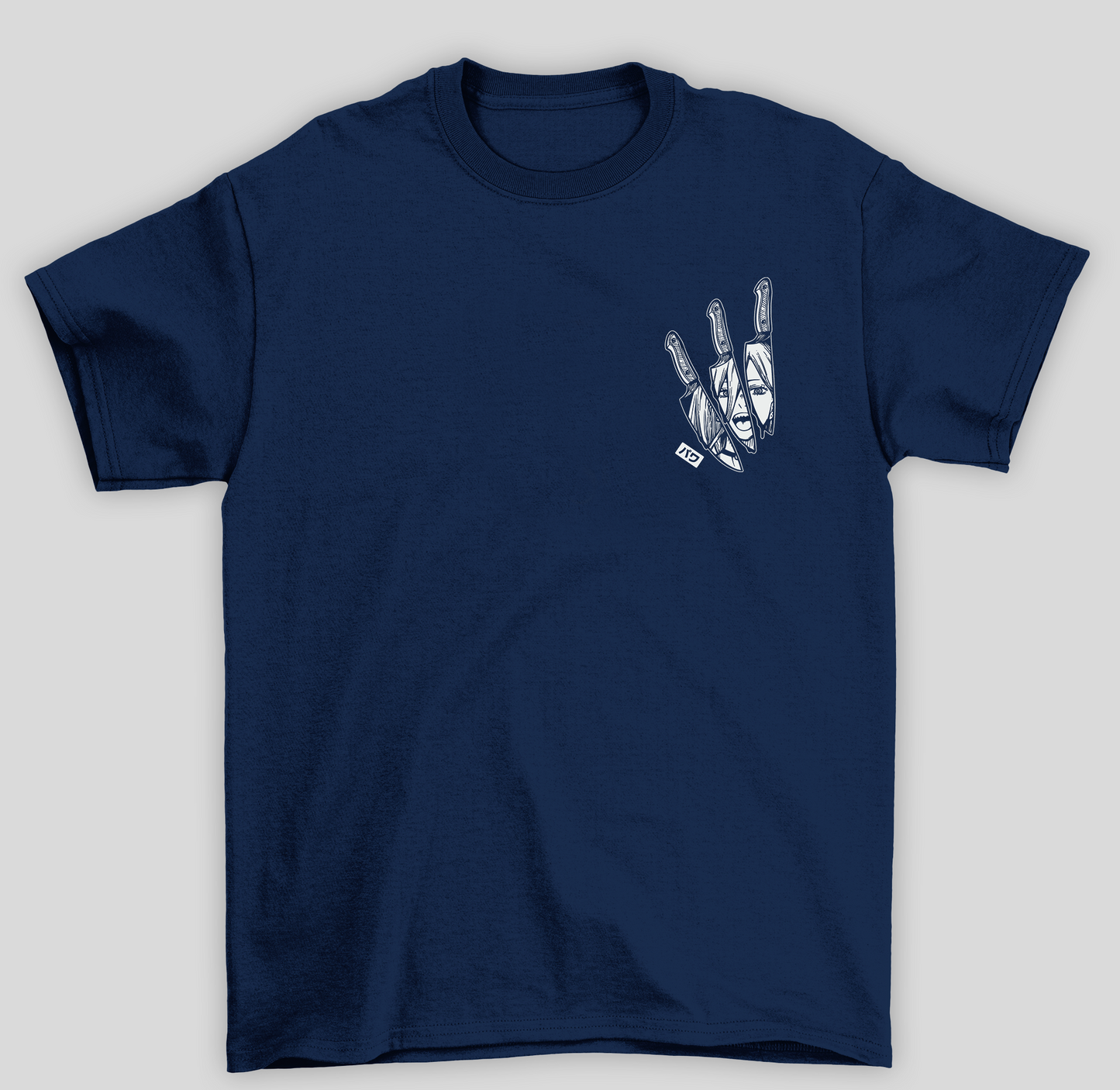 Camiseta Básica Unissex Chainsaw Man Faca Power