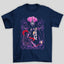 Camiseta Básica Unissex Solo Leveling Sung Cavaleiro Roxo