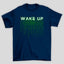 Camiseta Básica Unissex Wake Up Binarios Matrix