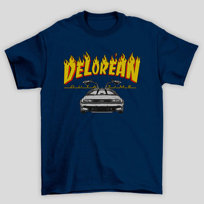 Camiseta Básica Unissex Delorean Outatime Back To Future
