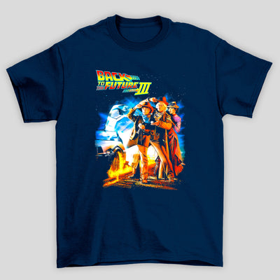 Camiseta Básica Unissex Personagens 3 Back To Future