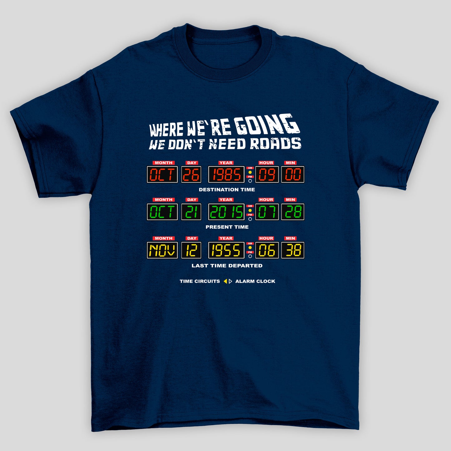 Camiseta Básica Unissex Timer Back To Future