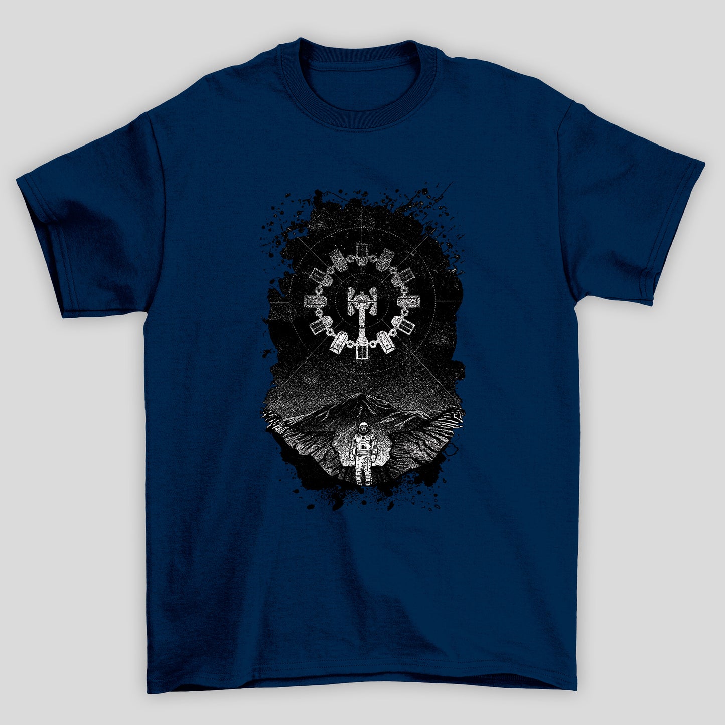 Camiseta Básica Unissex Art Estação Interestelar