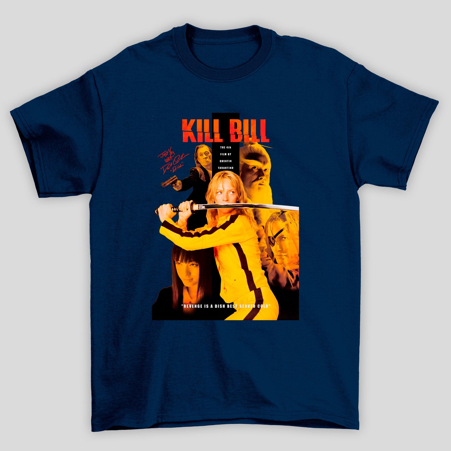 Camiseta Básica Unissex Kill Bill Poster The 4Th