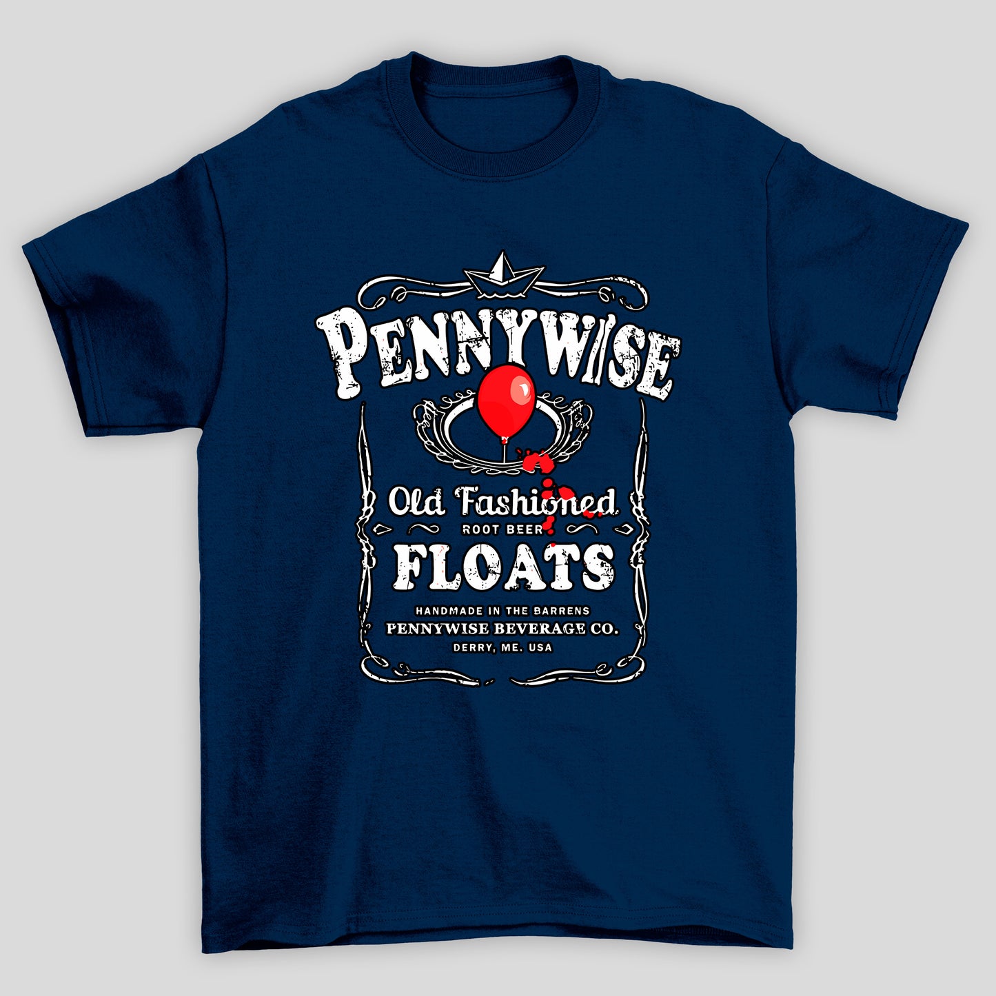 Camiseta Básica Unissex Pennywise Old Gashioned IT A Coisa