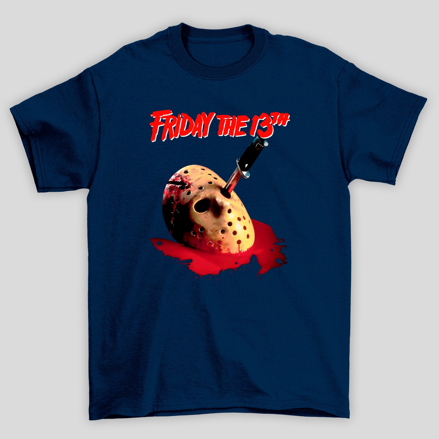 Camiseta Básica Unissex Mascara Faca Olho Sexta Feira 13