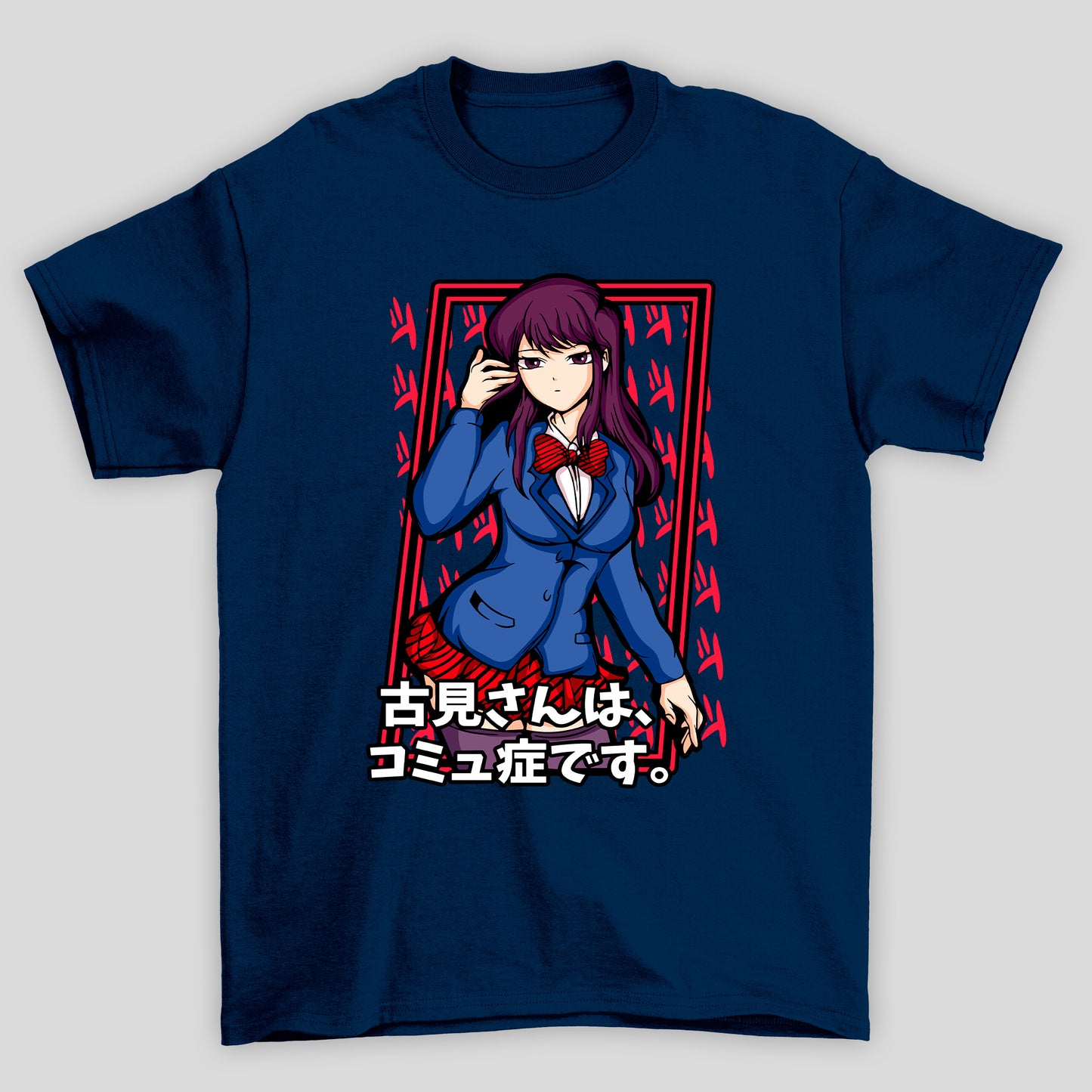 Camiseta Básica Unissex Komi Kanji Komi Cants Communicate
