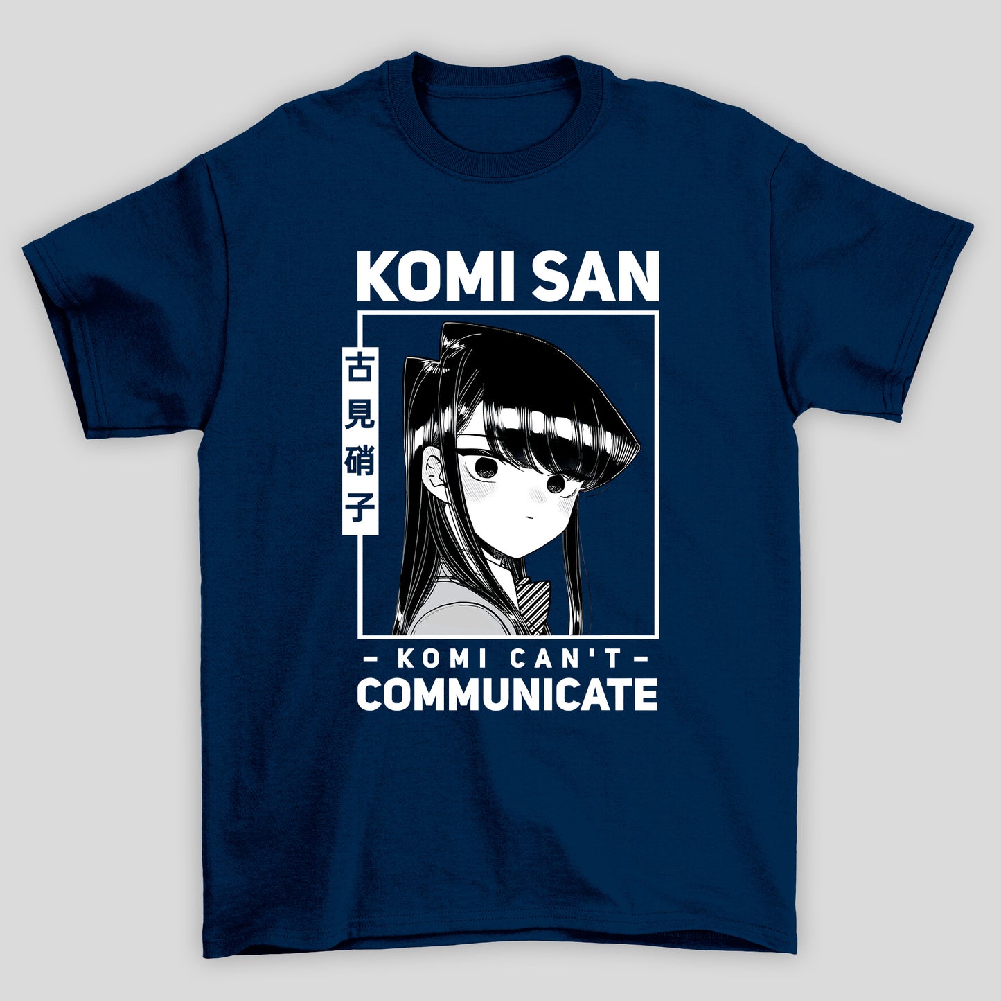 Camiseta Básica Unissex Komi San Kanji Komi Cants Communicate
