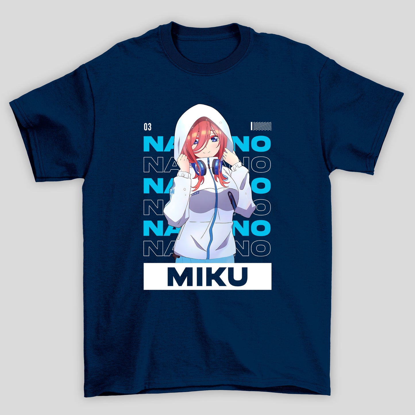 Camiseta Básica Unissex The Quintessential Quintuplets Miku Moletom