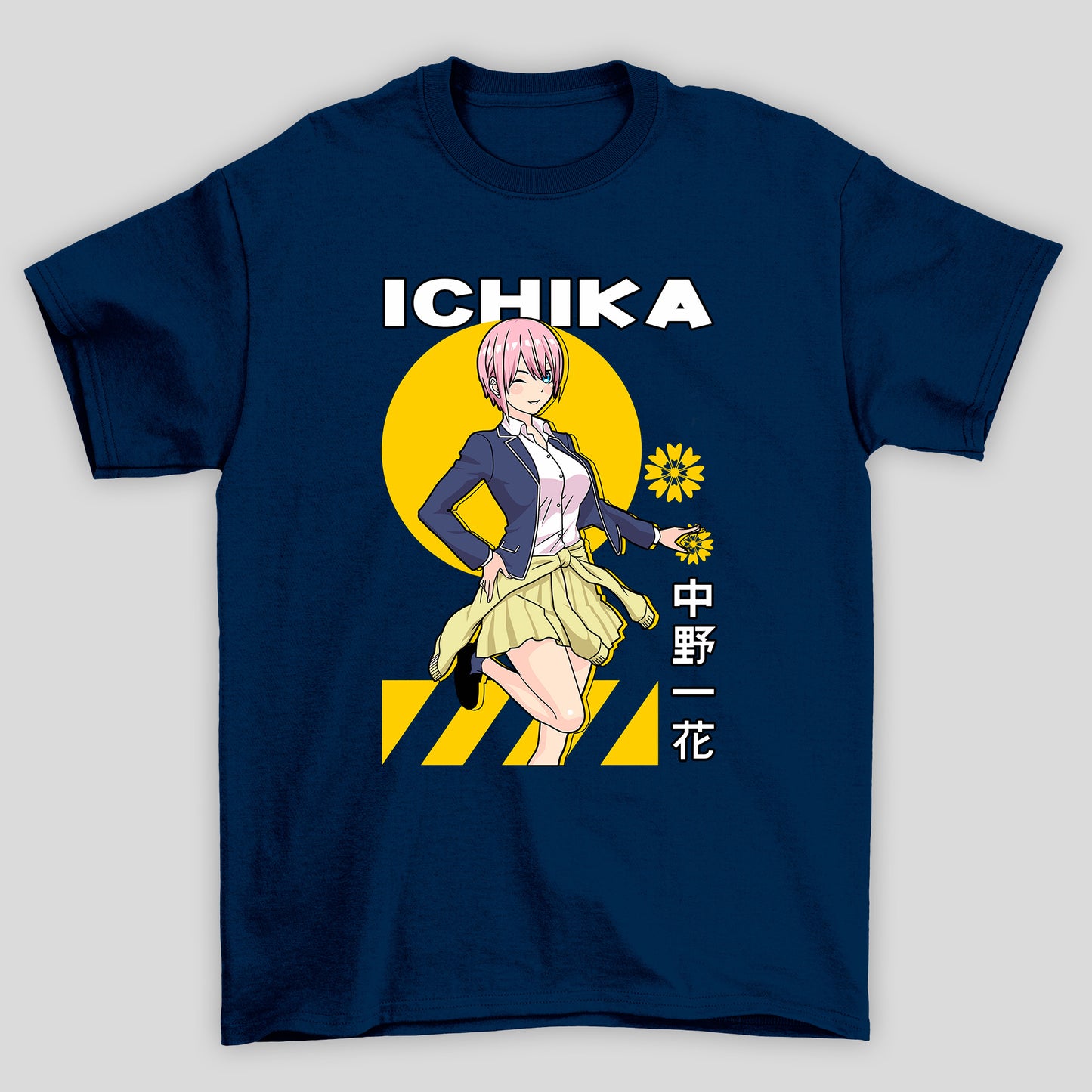 Camiseta Básica Unissex Ichika Uniforme The Quintessential Quintuplets