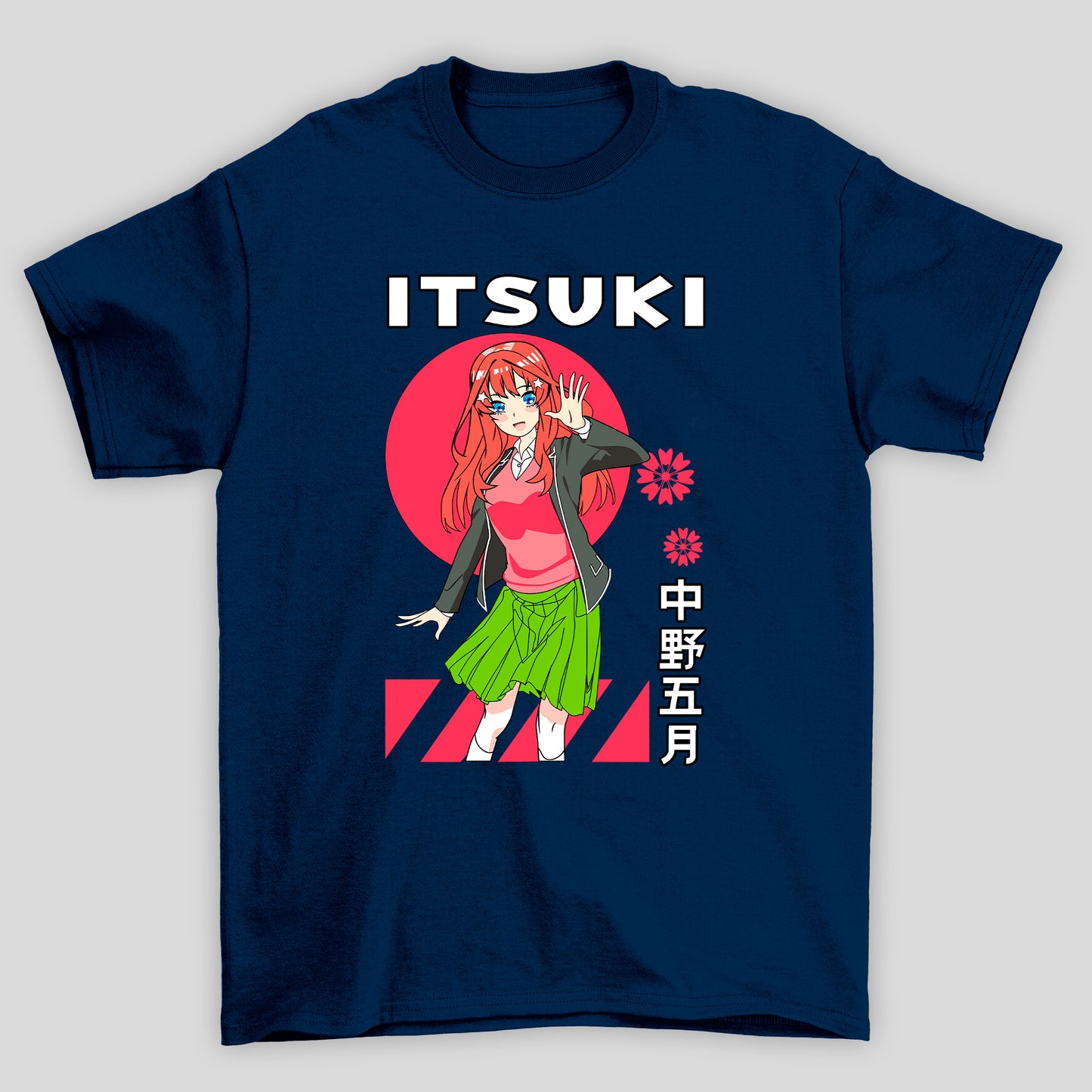 Camiseta Básica Unissex The Quintessential Quintuplets Itsuki Uniforme