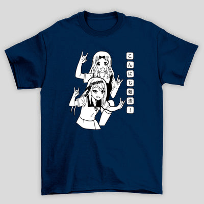 Camiseta Básica Unissex Chika Kei Hanji Dancando Kaguya-sama